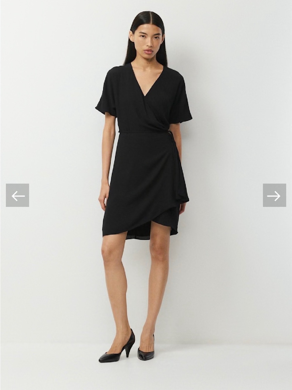 Aritzia Babaton Black Wallace Dress
